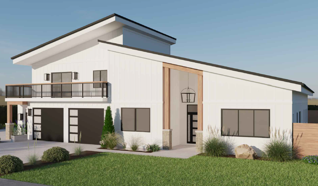 Rendering of Pinot Noir Elevations upcoming custom home build project
