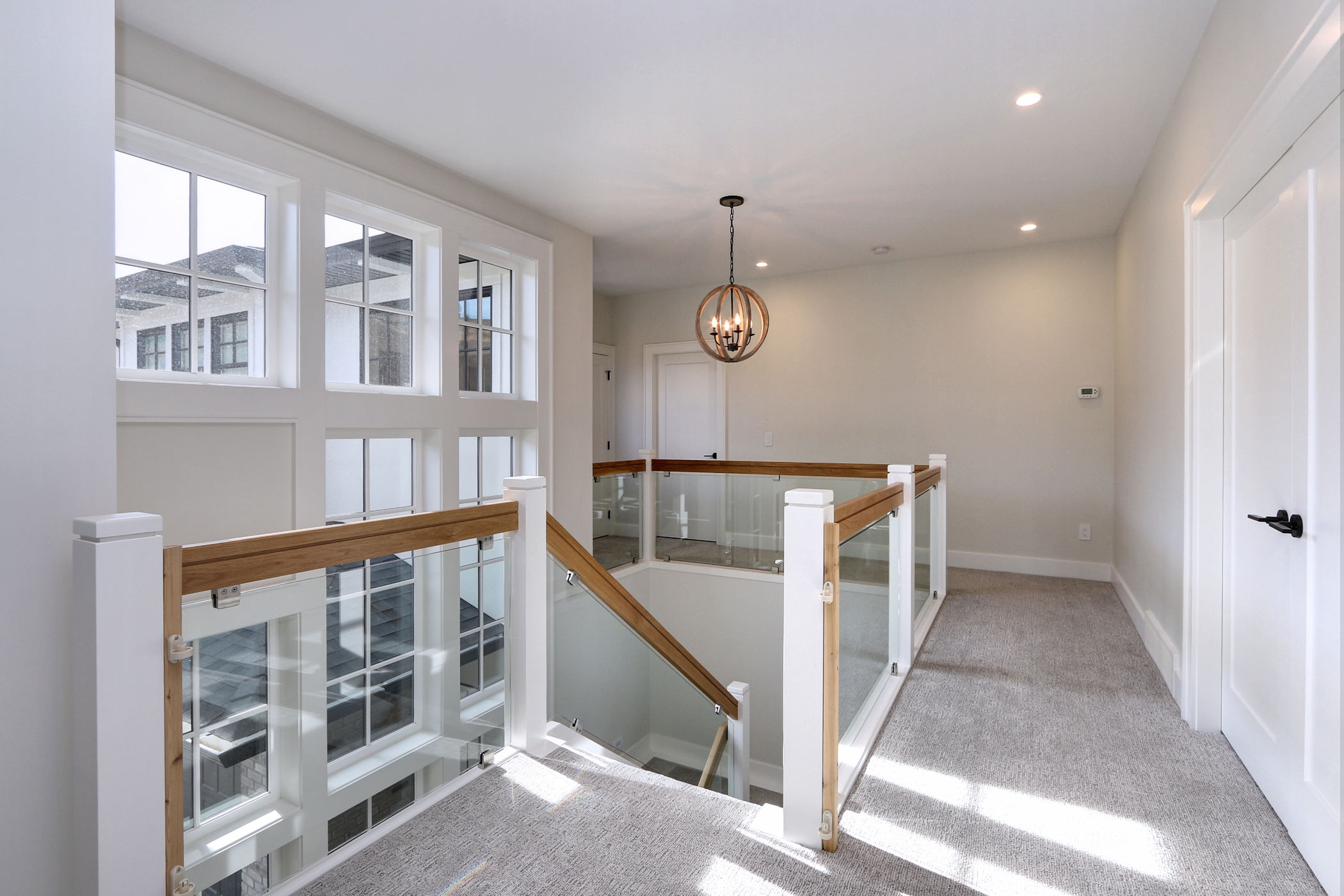 Third floor stairs and platform build by Stark Homes at 470 Rockview Lane